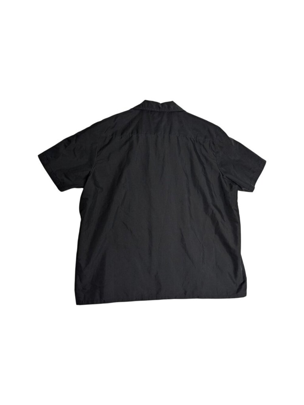 Haband Genuine Guayabera XL Black Short Sleeve Embroidered Shirt - Picture 3 of 9